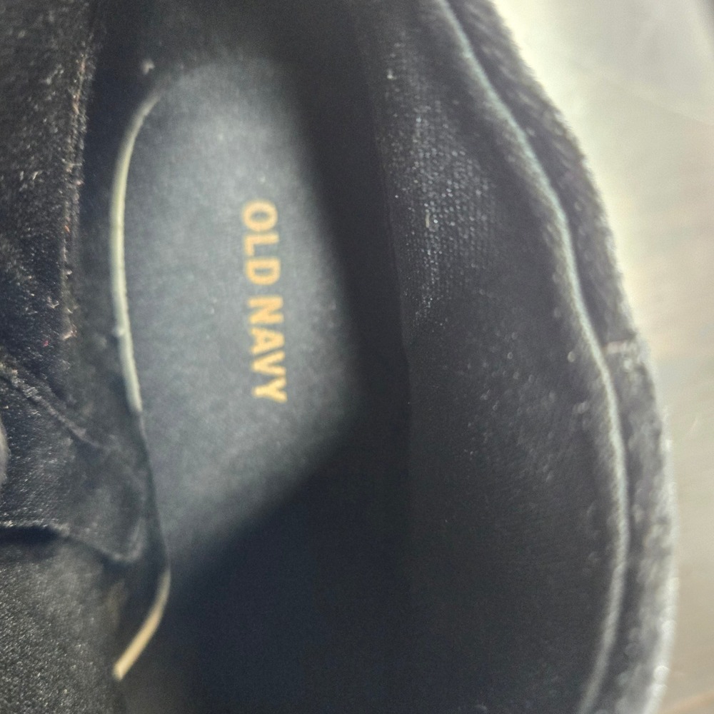 Old Navy Womens Black Velvet Pointed Toe Stiletto Heel Ankle Booties Size 7 - Picture 7 of 13